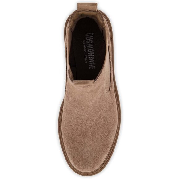 Luxurious Women's Derby Chelsea Boots in Camel Suede with Memory Foam Comfort - Picture 5 of 5